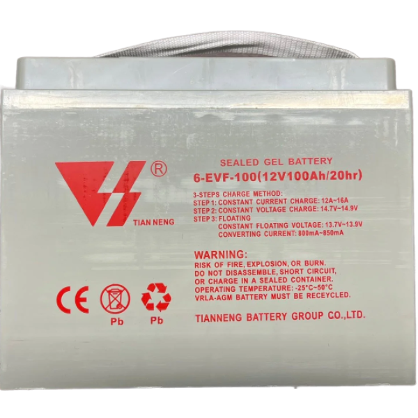 12V 100AH (5 vnt. - 60V) AC baterijų komplektas Elektriniam Motoroleriui